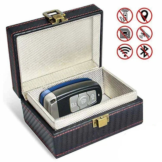 Anti Theft Faraday Box RFID Faraday Key Fob Protector Radiation-proof Mobile Phone Box Car Keyless Signal Blocker Security New